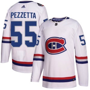 Michael Pezzetta Youth Adidas Montreal Canadiens Authentic White 2017 100 Classic Jersey