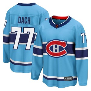 Kirby Dach Men's Fanatics Branded Montreal Canadiens Breakaway Light Blue Special Edition 2.0 Jersey