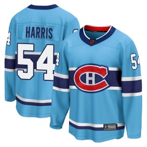 Jordan Harris Men's Fanatics Branded Montreal Canadiens Breakaway Light Blue Special Edition 2.0 Jersey