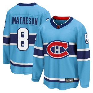 Mike Matheson Men's Fanatics Branded Montreal Canadiens Breakaway Light Blue Special Edition 2.0 Jersey