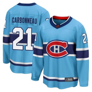Guy Carbonneau Youth Fanatics Branded Montreal Canadiens Breakaway Light Blue Special Edition 2.0 Jersey
