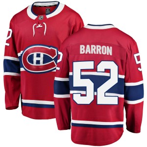 Justin Barron Men's Fanatics Branded Montreal Canadiens Breakaway Red Home Jersey