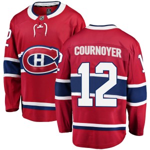Yvan Cournoyer Men's Fanatics Branded Montreal Canadiens Breakaway Red Home Jersey