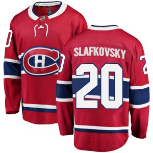 Juraj Slafkovsky Men's Fanatics Branded Montreal Canadiens Breakaway Red Home Jersey