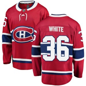 Colin White Men's Fanatics Branded Montreal Canadiens Breakaway White Red Home Jersey