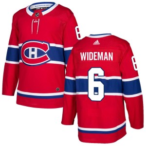 Chris Wideman Men's Adidas Montreal Canadiens Authentic Red Home Jersey