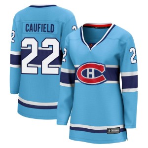 Cole Caufield Women's Fanatics Branded Montreal Canadiens Breakaway Light Blue Special Edition 2.0 Jersey