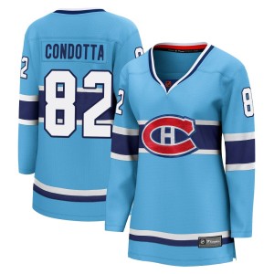 Lucas Condotta Women's Fanatics Branded Montreal Canadiens Breakaway Light Blue Special Edition 2.0 Jersey