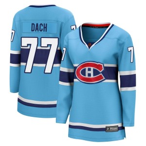 Kirby Dach Women's Fanatics Branded Montreal Canadiens Breakaway Light Blue Special Edition 2.0 Jersey
