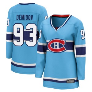 Ivan Demidov Women's Fanatics Branded Montreal Canadiens Breakaway Light Blue Special Edition 2.0 Jersey