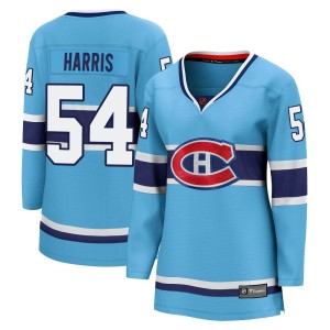 Jordan Harris Women's Fanatics Branded Montreal Canadiens Breakaway Light Blue Special Edition 2.0 Jersey