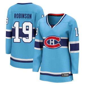 Larry Robinson Women's Fanatics Branded Montreal Canadiens Breakaway Light Blue Special Edition 2.0 Jersey