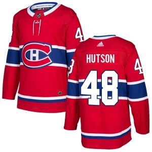 Lane Hutson Youth Adidas Montreal Canadiens Authentic Red Home Jersey