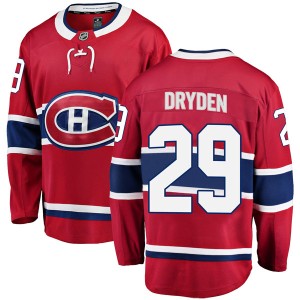 Ken Dryden Youth Fanatics Branded Montreal Canadiens Breakaway Red Home Jersey