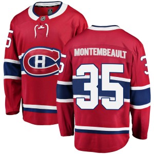Sam Montembeault Youth Fanatics Branded Montreal Canadiens Breakaway Red Home Jersey