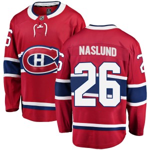 Mats Naslund Youth Fanatics Branded Montreal Canadiens Breakaway Red Home Jersey