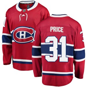 Carey Price Youth Fanatics Branded Montreal Canadiens Breakaway Red Home Jersey