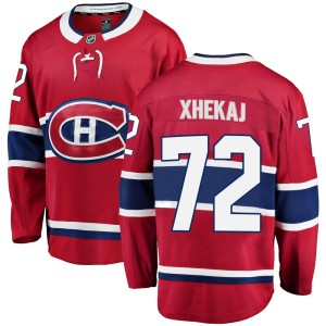 Arber Xhekaj Youth Fanatics Branded Montreal Canadiens Breakaway Red Home Jersey