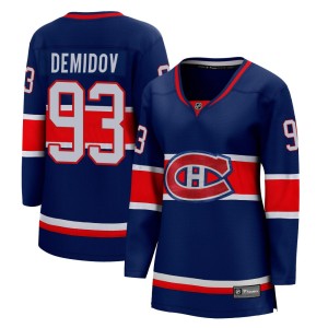 Ivan Demidov Women's Fanatics Branded Montreal Canadiens Breakaway Blue 2020/21 Special Edition Jersey