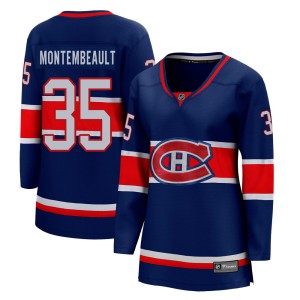 Sam Montembeault Women's Fanatics Branded Montreal Canadiens Breakaway Blue 2020/21 Special Edition Jersey