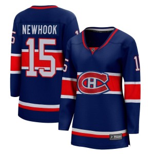 Alex Newhook Women's Fanatics Branded Montreal Canadiens Breakaway Blue 2020/21 Special Edition Jersey