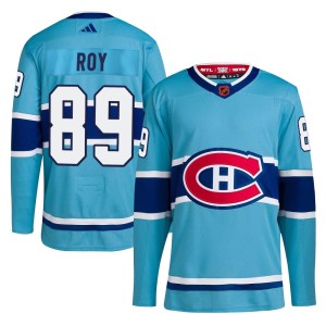 Joshua Roy Youth Adidas Montreal Canadiens Authentic Light Blue Reverse Retro 2.0 Jersey