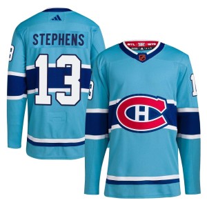 Mitchell Stephens Youth Adidas Montreal Canadiens Authentic Light Blue Reverse Retro 2.0 Jersey