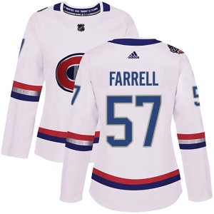 Sean Farrell Women's Adidas Montreal Canadiens Authentic White 2017 100 Classic Jersey