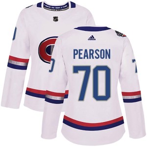 Tanner Pearson Women's Adidas Montreal Canadiens Authentic White 2017 100 Classic Jersey