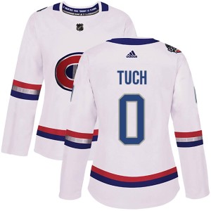 Luke Tuch Women's Adidas Montreal Canadiens Authentic White 2017 100 Classic Jersey