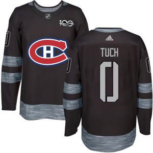 Luke Tuch Men's Montreal Canadiens Authentic Black 1917-2017 100th Anniversary Jersey