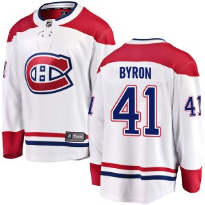 Paul Byron Men's Fanatics Branded Montreal Canadiens Breakaway White Away Jersey