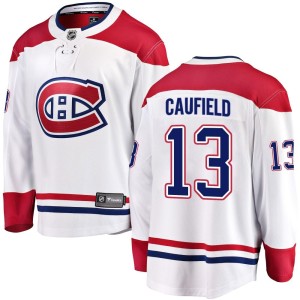 Cole Caufield Men's Fanatics Branded Montreal Canadiens Breakaway White Away Jersey