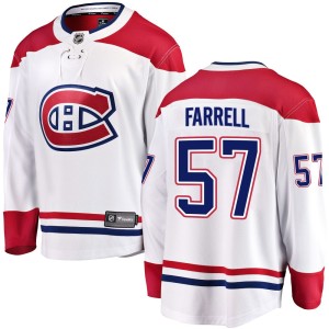 Sean Farrell Men's Fanatics Branded Montreal Canadiens Breakaway White Away Jersey