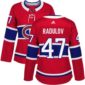 Alexander Radulov Women's Adidas Montreal Canadiens Authentic Red Home Jersey
