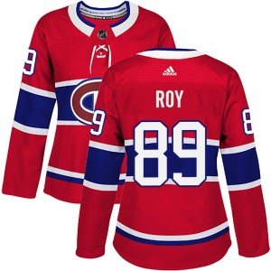 Joshua Roy Women's Adidas Montreal Canadiens Authentic Red Home Jersey