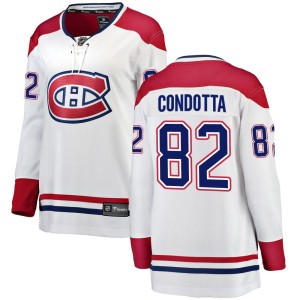 Lucas Condotta Women's Fanatics Branded Montreal Canadiens Breakaway White Away Jersey