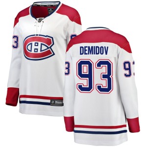 Ivan Demidov Women's Fanatics Branded Montreal Canadiens Breakaway White Away Jersey