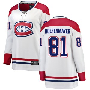 Noel Hoefenmayer Women's Fanatics Branded Montreal Canadiens Breakaway White Away Jersey