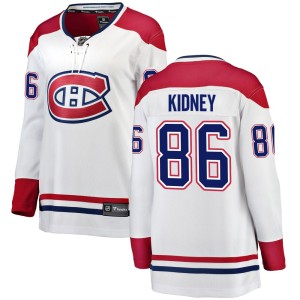 Riley Kidney Women's Fanatics Branded Montreal Canadiens Breakaway White Away Jersey