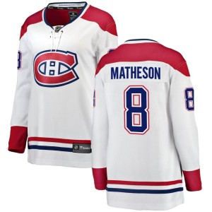 Mike Matheson Women's Fanatics Branded Montreal Canadiens Breakaway White Away Jersey