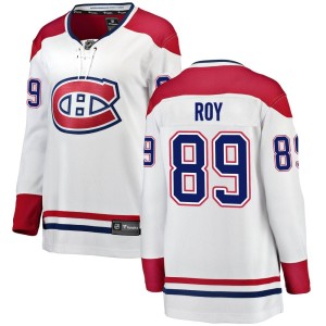 Joshua Roy Women's Fanatics Branded Montreal Canadiens Breakaway White Away Jersey
