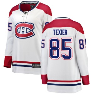 Alexandre Texier Women's Fanatics Branded Montreal Canadiens Breakaway White Away Jersey