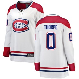 Tyler Thorpe Women's Fanatics Branded Montreal Canadiens Breakaway White Away Jersey