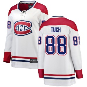 Luke Tuch Women's Fanatics Branded Montreal Canadiens Breakaway White Away Jersey