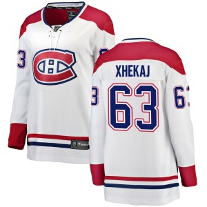 Florian Xhekaj Women's Fanatics Branded Montreal Canadiens Breakaway White Away Jersey