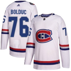 Zack Bolduc Youth Adidas Montreal Canadiens Authentic White 2017 100 Classic Jersey