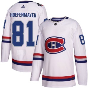 Noel Hoefenmayer Youth Adidas Montreal Canadiens Authentic White 2017 100 Classic Jersey