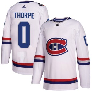 Tyler Thorpe Youth Adidas Montreal Canadiens Authentic White 2017 100 Classic Jersey