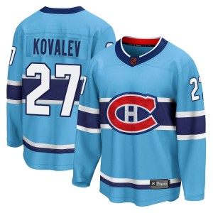 Alexei Kovalev Men's Fanatics Branded Montreal Canadiens Breakaway Light Blue Special Edition 2.0 Jersey
